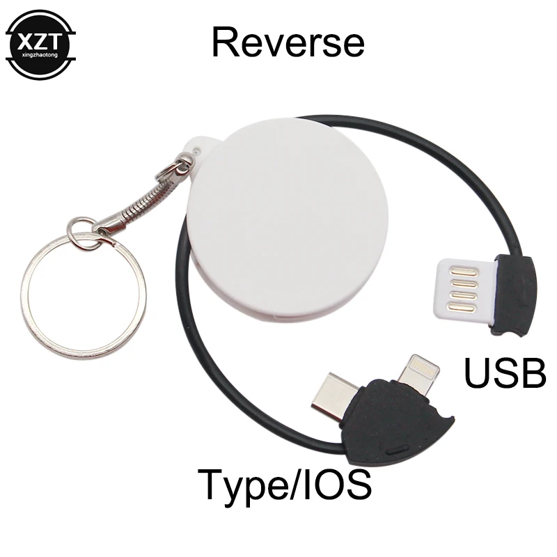 4 в 1 открывалка для бутылок USB кабель Micro usb type C кабель для освещения для iPhone samsung HUAWEI 2.1A Брелок Зарядное устройство кабели для зарядки