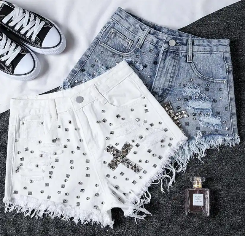 short de calça jeans