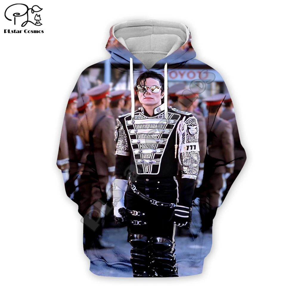 

PLstar Cosmos Pop Singer Legend Michael Jackson HipHop NewFashion Tracksuit Streetwear Men/Women 3DPrint Funny Casual Hoodies D1