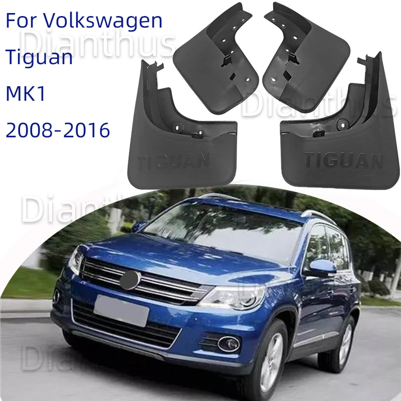 Guardabarros delantero y trasero para coche, accesorios de guardabarros para VW Tiguan MK1 2008 2016 2009 2010 2011 2012 2013 2014 2015|Guardabarros| - AliExpress