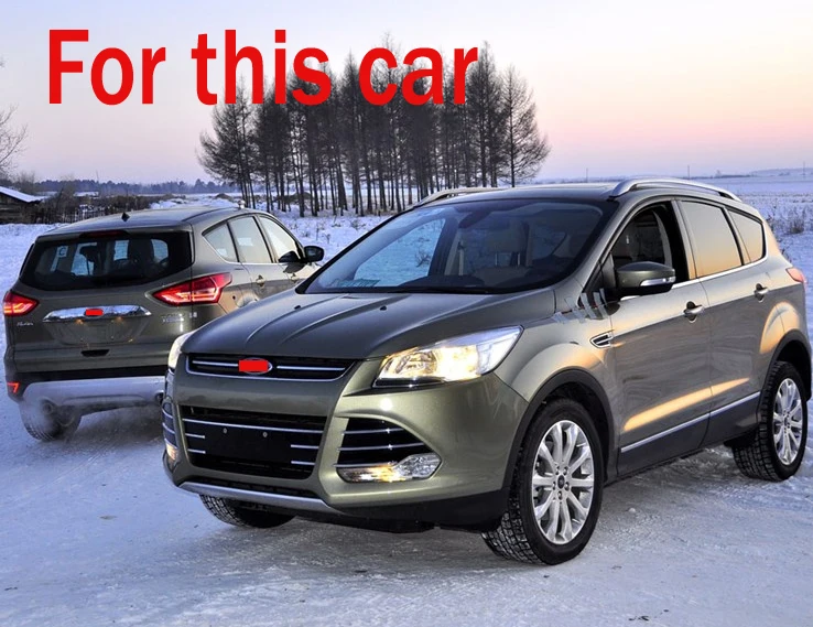 Для Ford Kuga Escape 2013 АБС-пластик, жемчуг, хромированный декоративный интерьер Аксессуары для автомобильных динамиков