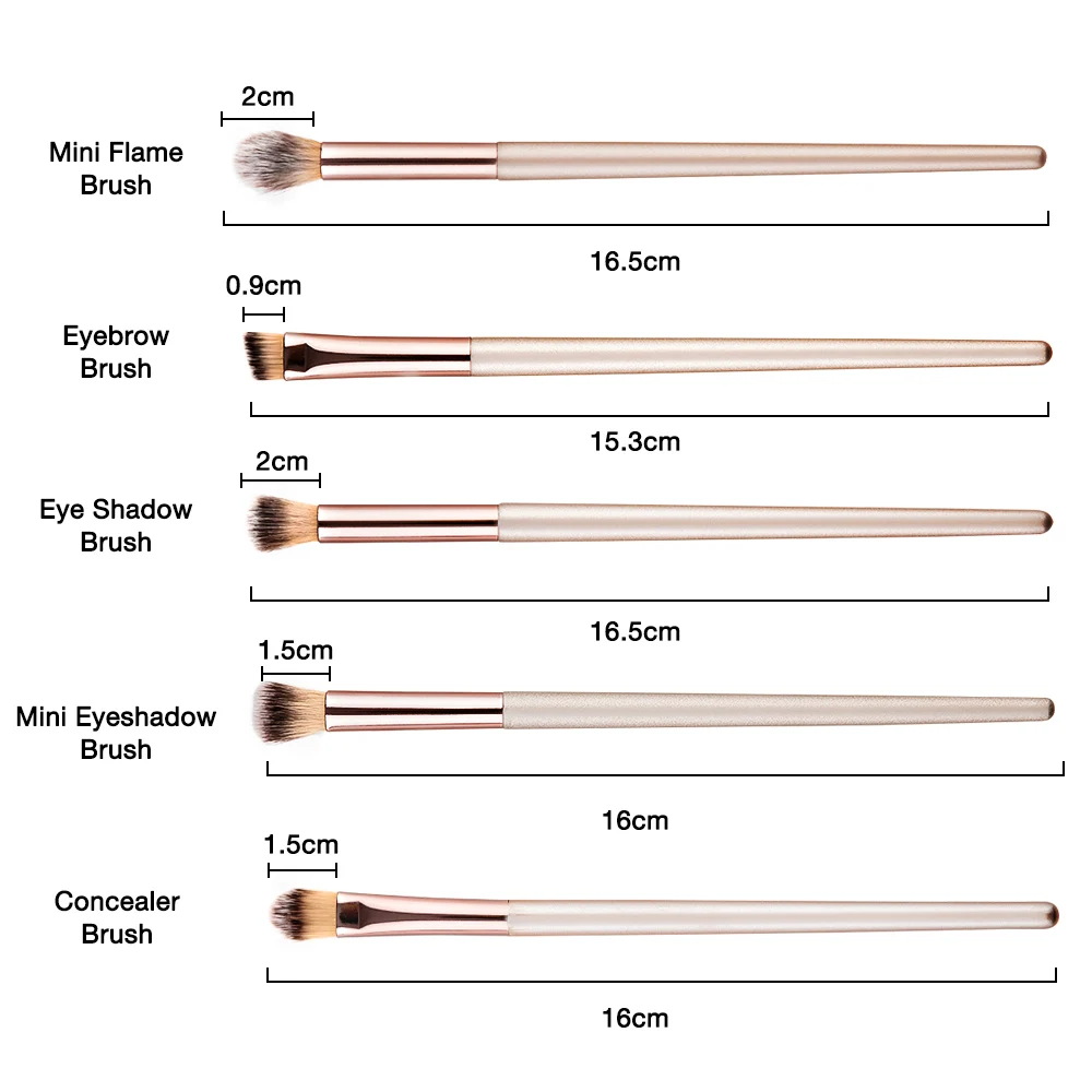 1 набор, кисти для макияжа цвета шампанского, для тональной основы, пудры, румян, теней, консилера, губ, глаз, кисти для макияжа, косметика, инструменты для красоты