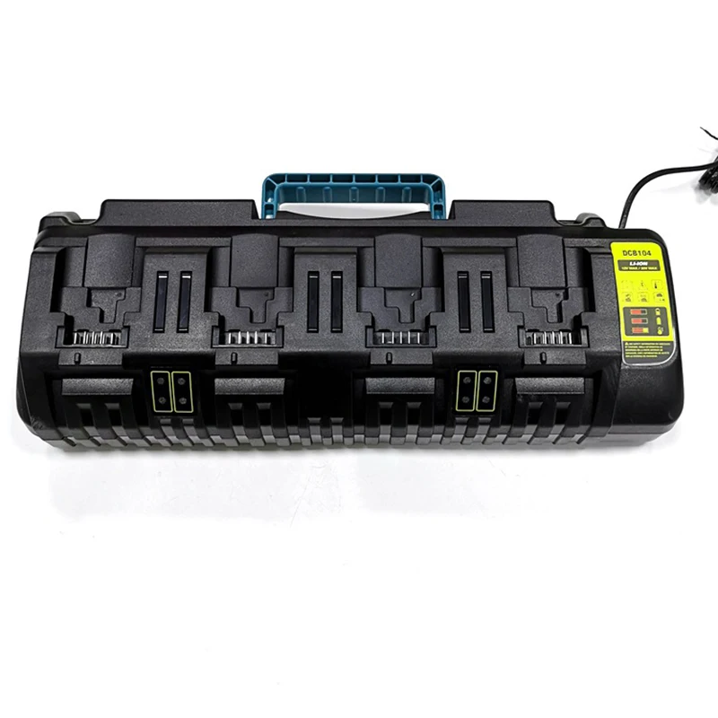 Зарядное устройство для Dewalt с 4 портами и двумя USB 14 18 в 3 А быстрое зарядное DCB200 DCB201