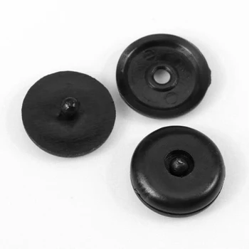 

20 Pairs Black Seat Belt Button Buckle Stop - Universal Fit Stopper Kit High Quality Plastic Button Clip