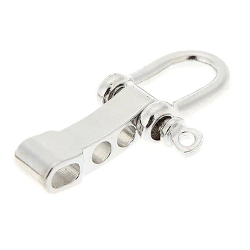 

10PCS U Shape Stainless Steel Adjustable Anchor Shackle Outdoor Rope Para cord Bracelet Buckle