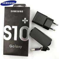 Samsung-carregador plus fast + cabo de alimentação, adaptador de 9v, a para galaxy s10 s9 s8 carga rápida + cabo tipo c para a70 a50 a30 s a31 a51 note 7 8 9