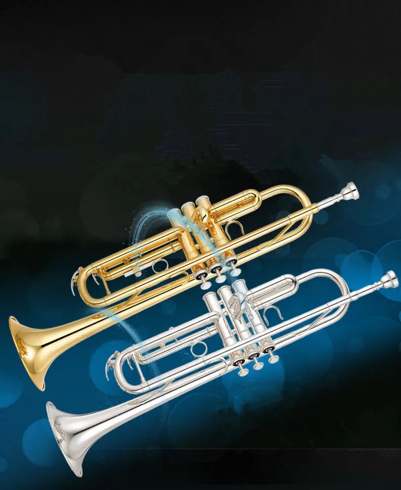 Качественная труба, музыкальный инструмент, медная трубка, плоская труба, трехцветная труба, топ, музыкальные инструменты, латунь