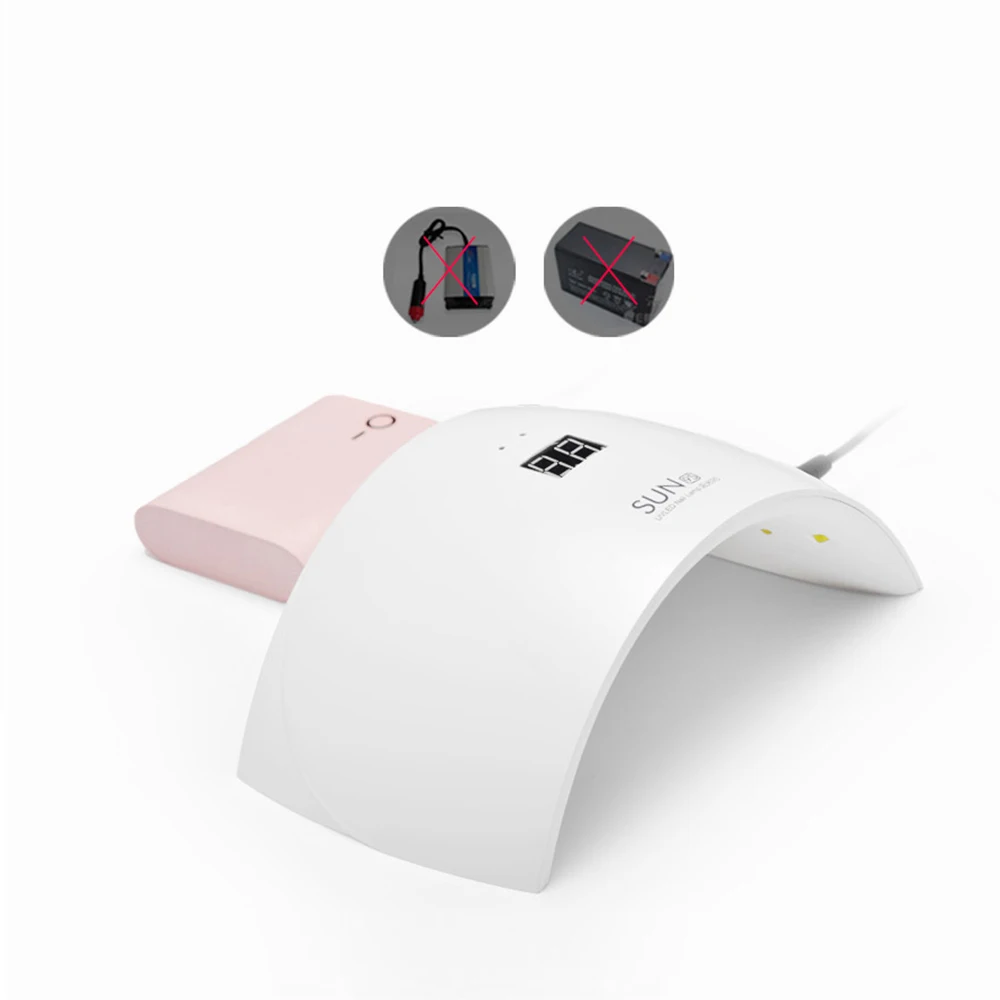 

SUN LED UV Lamp Nail Gel Dryer Fingernail Toenail Gel Curing White Light Nail Art Painting Salon Tool 24W