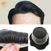 Special Price SSH Swiss Lace and PU Men Toupee Hair Replacement Systems Pure Handmade Mens Wig Hairpiece Remy Hair Replacement Prosthesis Special Price SSH Swiss Lace and PU Men Toupee Hair Replacement Systems Pure Handmade Mens Wig Hairpiece Remy Hair Replacement Prosthesis