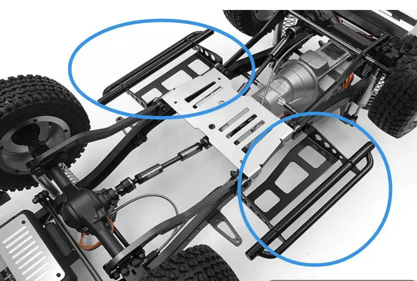 

Side Metal Step Board for Capo samurai SIXER CD15828 Jimny Samurai 1/6 scale Soldier Carrier rock CRAWLER car
