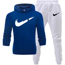 Осенне-зимний женский комплект с капюшоном и брюками, спортивный костюм с принтом, пуловер, толстовка с брюками, спортивная одежда, костюм с карманами, костюмы