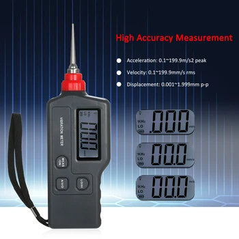 

Portable Vibration Analyzer Tester Digital Vibrometer with LCD Screen for Monitoring Vibrating Mechanical Facility