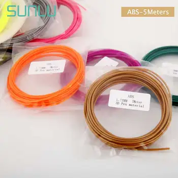

SL-300A 3D Pen ABS Testing Reills 1.75mm Colorful 3D Pens Filament Sublimation Children Scribble Gadget 100% No Bubble Filament