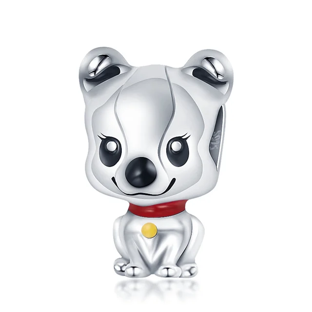 Genuine 925 sterling silver marine animal hanging bead pendant suitable for original Pandora bracelet ladies fashion jewelry PAC006