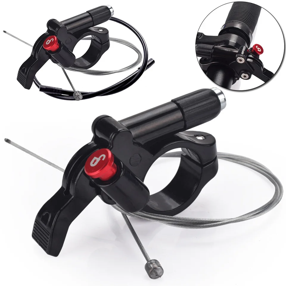 75x36mm MTB Bike Lockout Front Fork Remote Control Switch Lever Cycling Parts