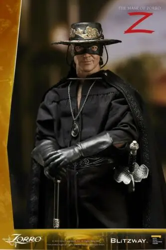 Blitzway 1/6 BW-UMS 11101 Zorro Alejandro Murrieta w/Две Головы Фигурка модель игрушки