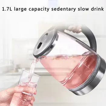 

Electric Kettle Thermostatic Kettle Smart Household Thermos Single Layer Power-off Protection with Scale Handheld Anti-Hot