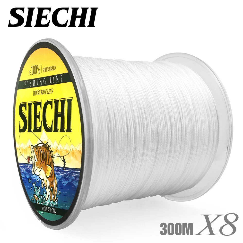 SIECHI 8 оплетка PE плетеная рыболовная леска 300 м Япония супер сильный