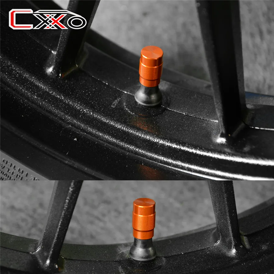 Для KTM SX SXF EXC excf XCW 125 150 200 250 300 350 400 450 500 505 530 2004- Алюминий вентиль шины колеса Шапки
