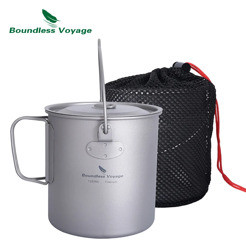 Tasse MSR Titan 0,4 L en titane ultra-légère avec poignée pliable pour randonnée MSR