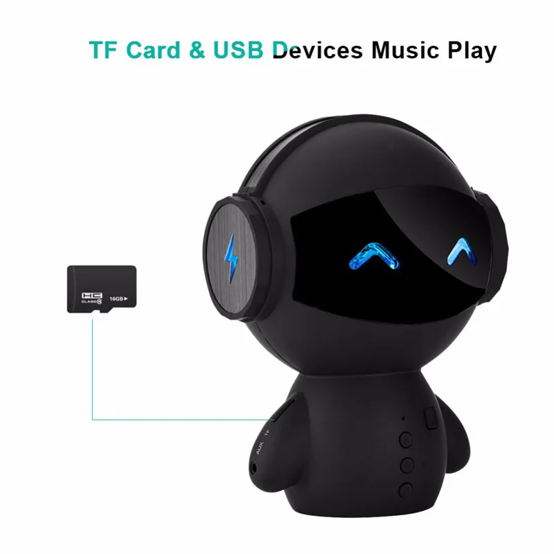 Украшение дома Bluetooth динамик сабвуфер мобильный телефон открытый карты мини компьютер небольшой аудио подарок