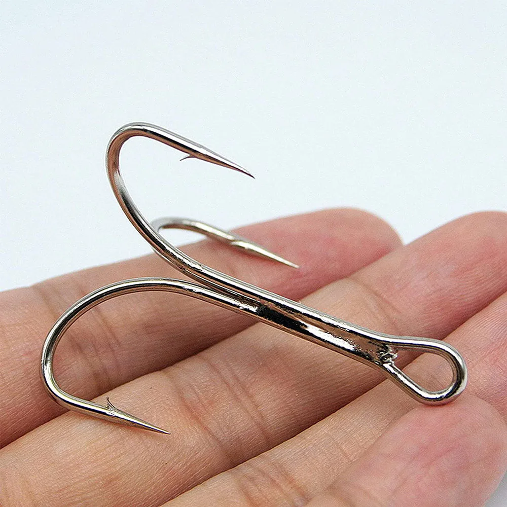 25pcs Fishing Big Treble Hooks Ultra Strong 4/0-10/0 Shark Tuna Jig Triple  Anchor Fishhooks Saltwater Fishing Hook Tackle - Fishhooks - AliExpress