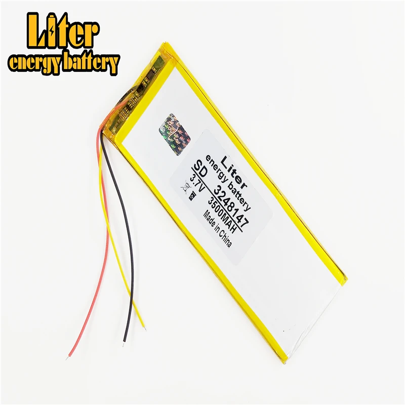 3 линии новые полимерные батареи 3248147 3050150 3550150 3248150 3500 мАч 7 в Thium Battery Irbis Tx18|polymer