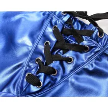 Для мужчин, нижнее белье, трусы Для мужчин s сексуальные, искусственная кожа бикини трусы купальные трусы Роман Стиль персонализированные UnderpantsDPY3