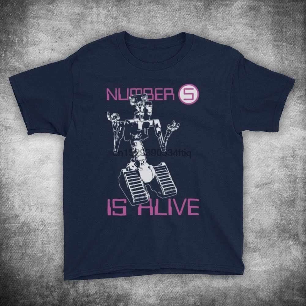 Short Circuit Number 5 Is Alive Sci Fi Film Robot Unofficial Kids T Shirt |
