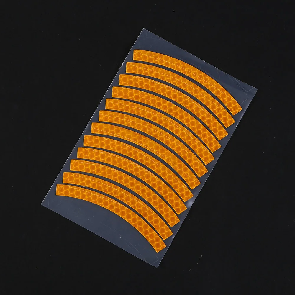 Bicycle Reflective Tape Wheel Decals Safety MTB Road Bike Reflective Stickers Cycling Wheel Adhesive Strips Bike Accessories BC0194 (2)