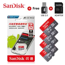 Sandisk micro sd carte class 10 карта micro sd 32 ГБ 8 ГБ 16 ГБ 64 Гб карта памяти SD 4 Гб C6 карта памяти