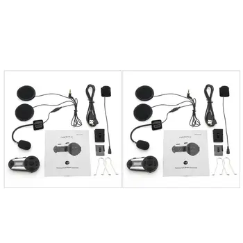 

FM Motorcycle Intercom Helmet Headset T20S Radio Hands-Free Wireless Helmets Intercomunicadores Moto Music
