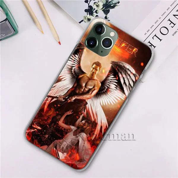H10 ТВ серия Lucifer телефон оболочка чехол для Apple iPhone X XR XS 11 Pro Max 7 8 6 6s Plus 5 5S жесткий чехол - Цвет: H10