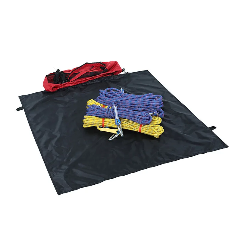 Online Bolsas de cuerda de escalada correa para hombro cuerdas bolsa de almacenamiento al aire libre Camping Rock montañismo plegable portátil ajustable impermeable