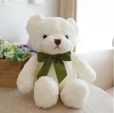 Мягкие игрушки животных, плюшевый медведь, куклы, машина для ловли куклы, плюшевые игрушки, объятия медведя, медведя, кукольный свитер - Цвет: Ribbon bear50CM