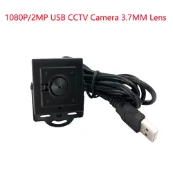 Full HD 1080 P/2MP Mini USB CCTV Камера 3.7 мм объектив usb Камера Mini PC камера Бесплатная доставка