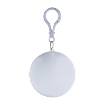 

Pe Environmental Protection Material Plastic Ball Key Ring Disposable Raincoat Portable Ball Disposable Poncho
