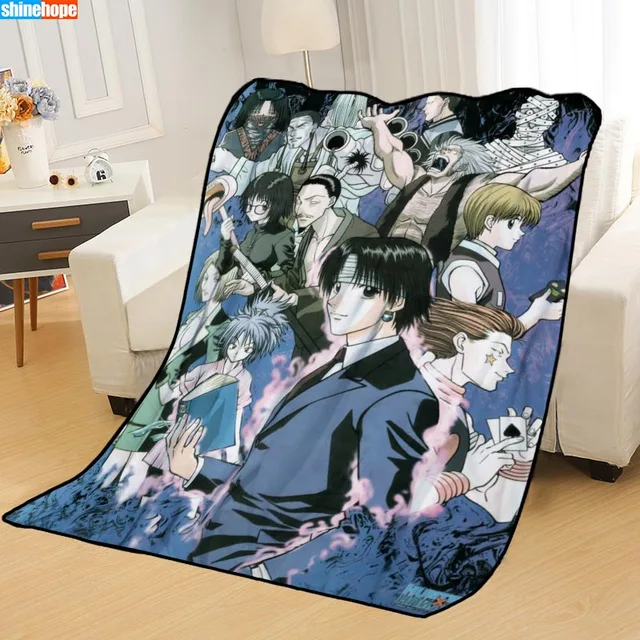 Custom Hunter X Hunter Blankets For Beds Throw Blanket Soft Blanket Summer Blanket Anime Blanket Travel Blanket Throw Aliexpress Custom Hunter X Hunter Blankets For Beds Throw Blanket Soft Blanket Summer Blanket Anime Blanket Travel Blanket Throw Aliexpress
