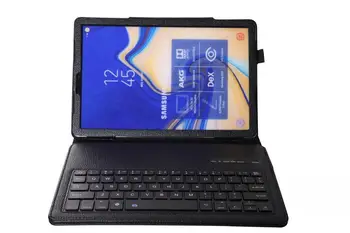 

Leather Bluetooth Keyboard Case for Samsung Galaxy Tab S4 10.5 inch T830 T835 SM-T830 SM-T835 with Removable Cover Funda+gift