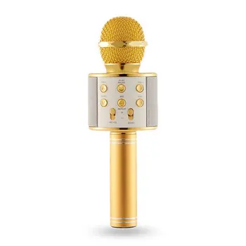

Bluetooth KTV Wireless Karaoke Handheld Microphone USB Player Mic Speaker Portable Christmas Birthday Home Party HOT