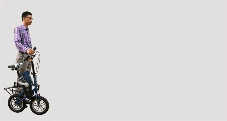 Clearance 2019 new 12 inch mini folding bicycle telescopic mini bicycle one second folding portable bicycle 5