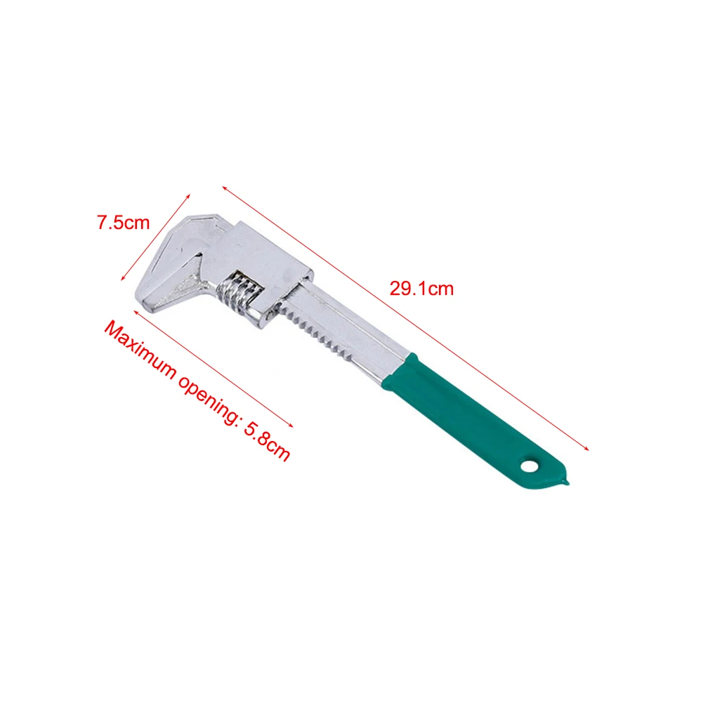 Трубный гаечный ключ регулируемый гаечный ключ Противоскользящий хром-ванадиевая сталь универсальный домашний ремонт ручные инструменты