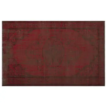 

Handmade Red Vintage Overdyed Turkish Area Rug 174x272 Cm-5'9''X8'11''