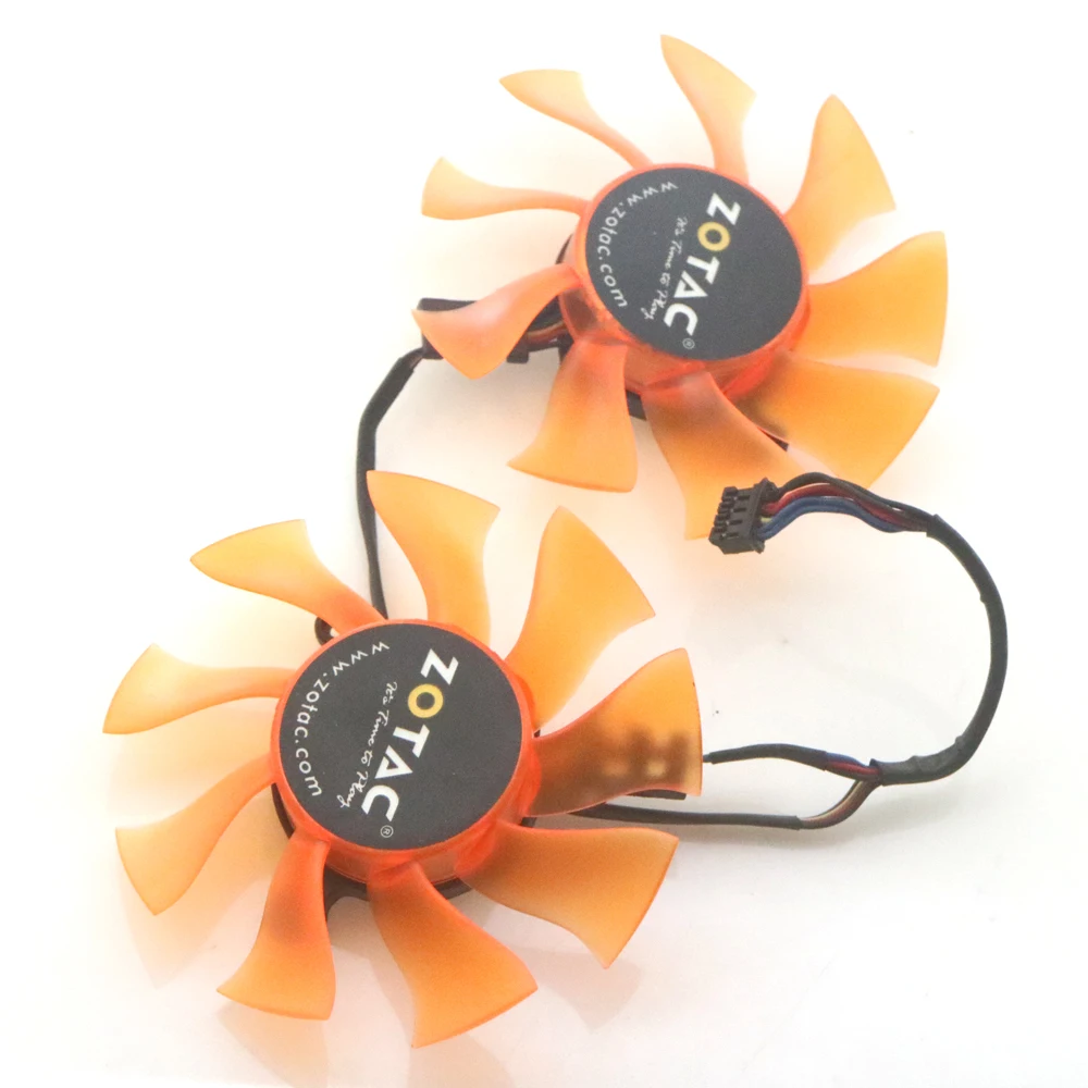 para Zotac Gtx6602gd5 Gtx670 Placa Gráfica Ventilador de Refrigeração 4pin Fd8015u12s 75 mm Dc12v 0.5amp Ventiladores e resfriadores - Imagem 4