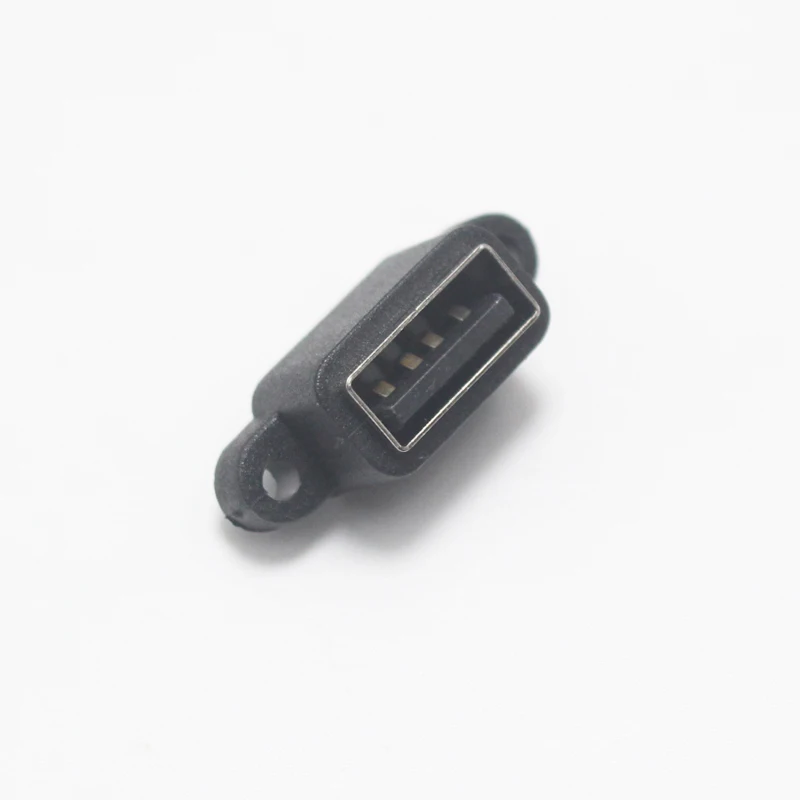 Waterproof USB Female Port with Ears - IP67 Rated
