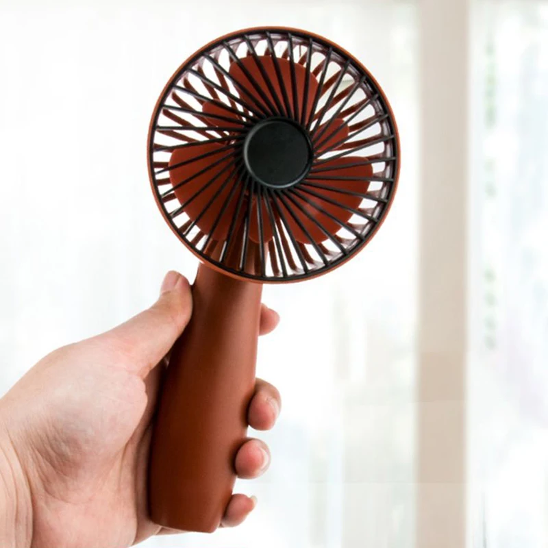 Mini Portable Hanging Usb Charging Fan Rotating Handheld Desktop Cooling Fan Cooler Mobile Phone Holder