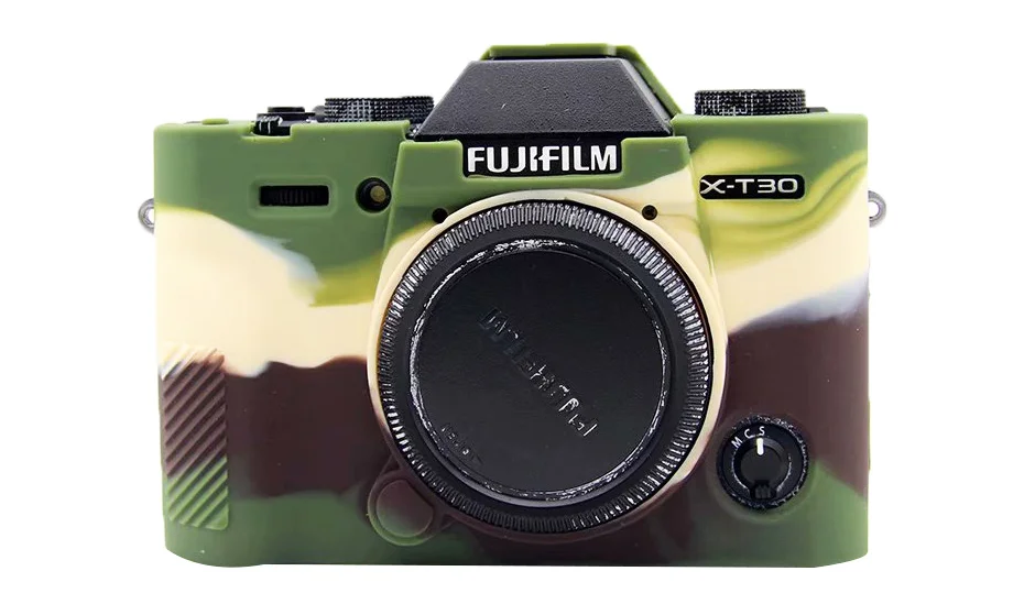 FOTOFLY Мягкий силиконовый чехол для Fujifilm X-T30 цветной резиновый защитный чехол для Fuji XT30 сумки для камеры аксессуары прочные