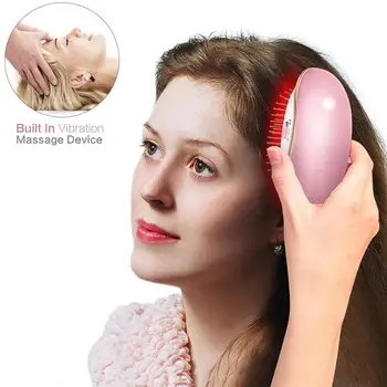 

Portable Mini Ionic Hairbrush Comb Head Massager for Women Hair Styling Care Tool Electric Massage 2.0 Fashionic Hair Brush