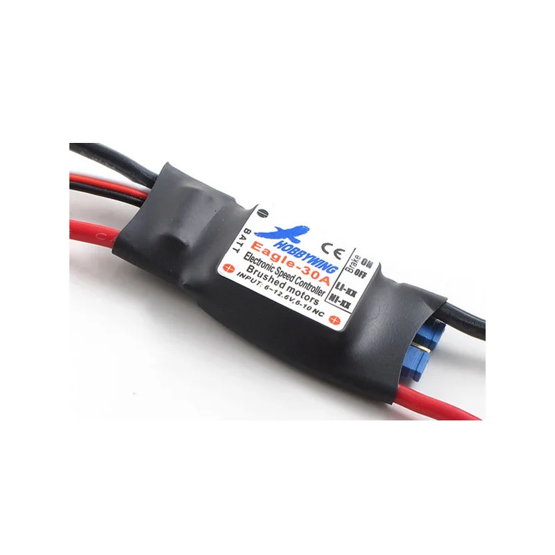 Контроллер скорости Hobbywing Eagle 30A Brushed ESC W/1A BEC для щеточного двигателя