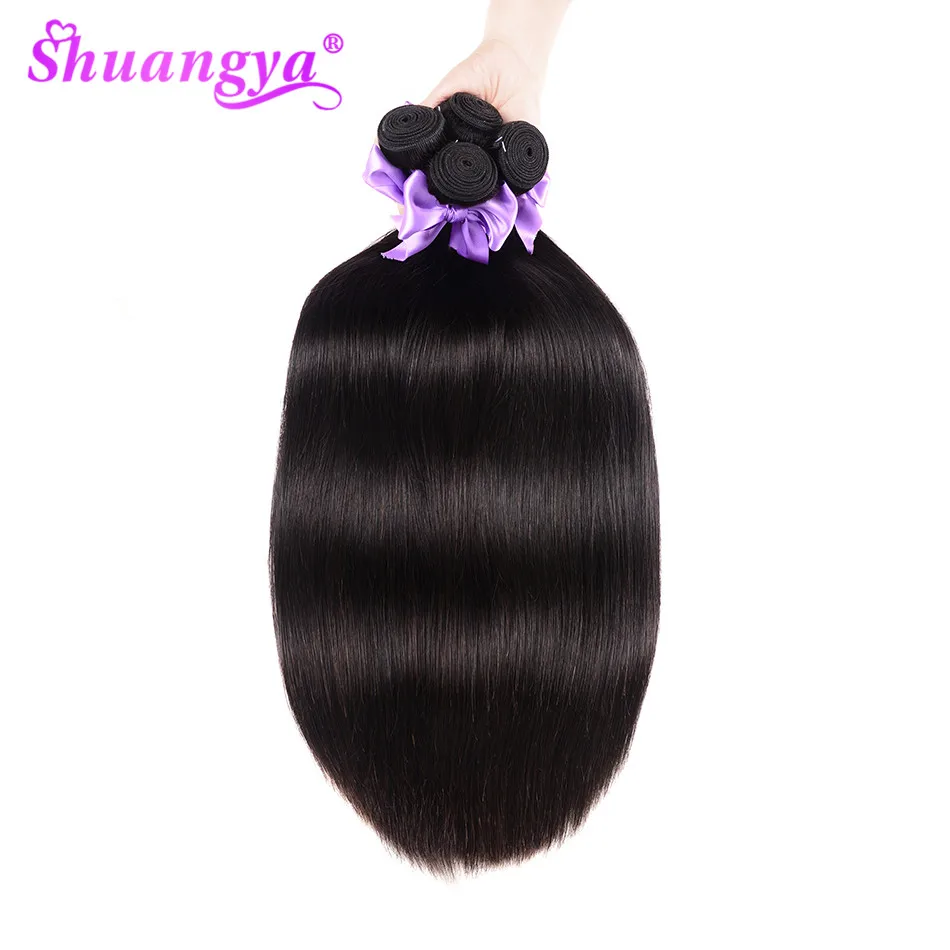 Brazilian Straight Hair Bundles With Closure Transparent Lace 4x4/5x5 Closure With Bundles Remy 3/4 Bundles With Closure